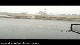 بارش شدید باران تگرگ در شهر اهل.26 مرداد95