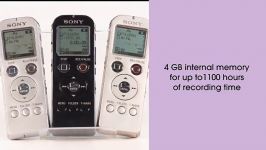 Sony Voice Recorder  Digital Flash Voice Recorder  ICD UX523  Sony USA