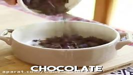 کیک شکلاتی Chocolate Chip Cookie Lava Cakes