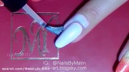 طراحی ناخن گردینت اسفنج Gradient nail art