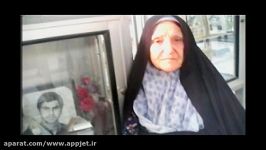 خاله قزی در راهپیمایی 22 بهمن  حلیمه سعیدی