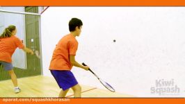 آموزش اسکواش کودک  Ball Control Wall Taps