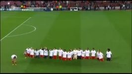 جشن صعود بایرن به فینال لیگ قهرمانان اروپا 2013 در نیوکمپ حرکت زیبای ریبری