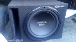 سیستم کنوود kenwood ساب hqr3000 آمپ hqr8400 باند helix