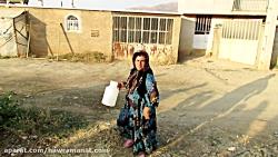 وضعیت نامناسب آب لوله کشی روستایی در سروآباد