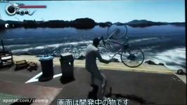 شبیه سازی اقلام برروی آب در بازی Yakuza 6  زومجی