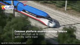 بهره برداری نسل جدید قطارهای پرسرعت در آمریکا
