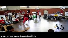 مسابقه برک دنس bboy Farzin  VS bboy Bomfunk