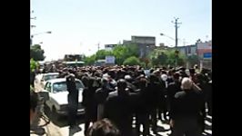 تجمع عزاداران در روزشهادت امام صادق درشهرك شهیدرجایی مشهد