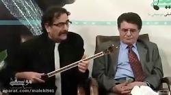 آواز خوانی استاد شهرام ناظری در محضر استاد شجریان