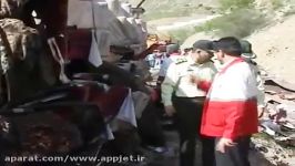 واژگونی اتوبوس مسافری 30 کشته زخمی در مسیر تهران 
