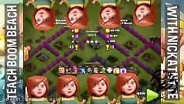 رقص بمباران Clash of Clans