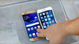 Waterproof test Samsung galaxy S7 vs Iphone 6