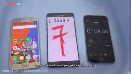 تست ضدآب بودن نوت ۷ در برابر گلکسی S7 آیفون ۶s