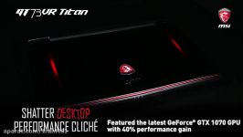 لپ تاپ MSI GT73 Titan گرافیک نسل جدید