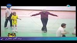 طناب زدن ﺣﺮﻓﻪ ای احمدزاده مجری تلویزیون