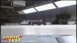 تست تصادف Mini Cooper crash test