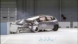 تست تصادف Honda Fit crash test