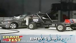 تست تصادف BMW 5 Series crash test