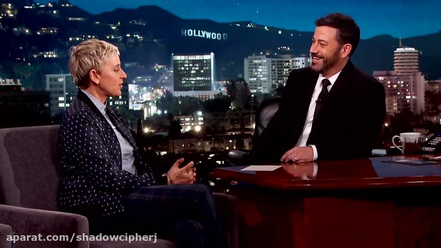 Ellen Degeneres and Jimmy Kimmel both Garden