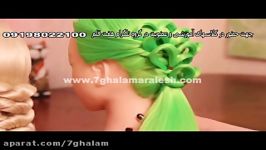 آموزش انواع بافت شینیون رنگهای جدیدآمبره 49