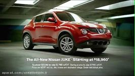 تبلیغ خودرو Nissan Juke پیام کنترل بر روی امور مهم