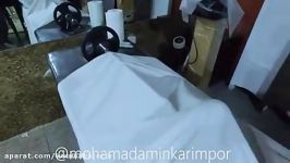 کلیپ جدید محمد امین کریم پور in rell gym پارت دو