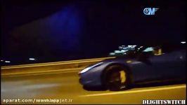 درگ خفن Ferrari 458با Lamborghini Aventador