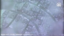 بمباران هوایی مواضع داعش در جرابلس توسط ترکیه