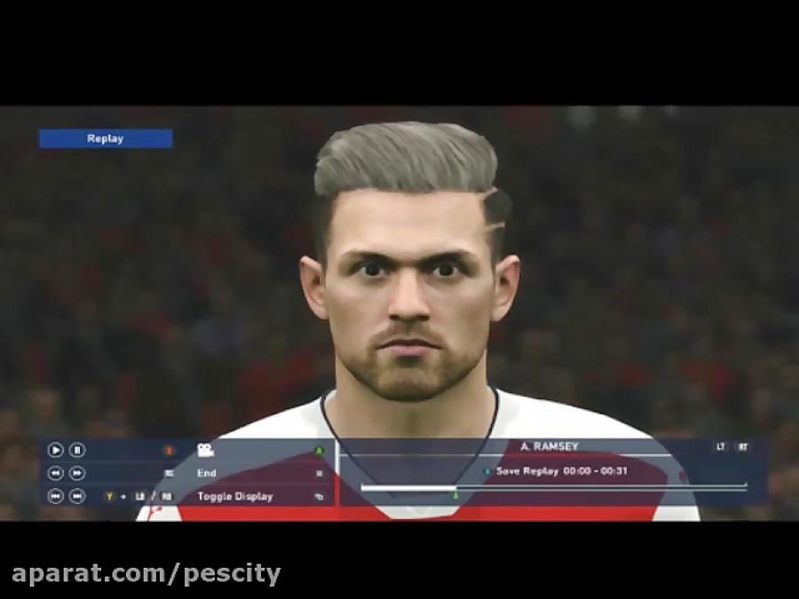 فیس ارون رمزی برای pes2016