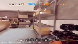 وقتی یه راسو هم بازی میشی  Rainbow six siege