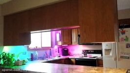 Under cabinet neopixels