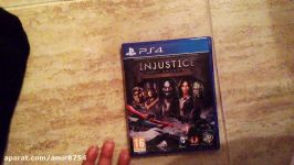 انباكسینگ بازى INJUSTICE برای ps4