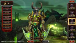 ویدیو گیم پلی گردش در بازی Demon Hunter در WoW Legion