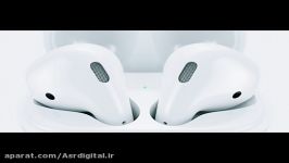 ویدئوی رسمی اپل  ویژگی های Airpods  هندزفری بیسیم اپل