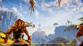 تریلر گیم پلی بازی Horizon Zero Dawn روی PS4 Pro