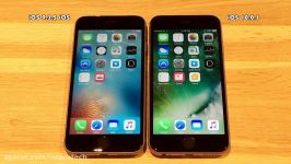 مقایسه سرعت iOS 9.3.5 گلد مستر iOS 10 در iPhone 6s