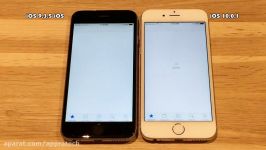 مقایسه سرعت iOS 9.3.5 گلد مستر iOS 10 در iPhone 6