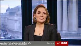 سوتی باحال مجری زن BBC فارسی در پخش زنده