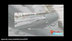 اولین ویدیو تصادف شدید دیروز خودروی ولادمیر پوتین