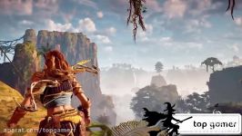 گیم پلی جدید بازی horizon zero dawn در ps4 pro