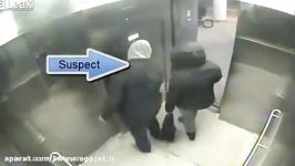 کتک زدن دختر چاقو زدن به دختر در آسانسور