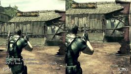 مقایسه گرافیک بازی Resident Evil 5 PCPS4XOX360