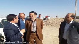 بازدید پروژه آبرسانی روستاهای بخش مرکزی مشهد