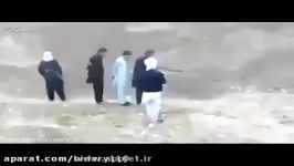 عاقبت جلاد داعشی هنگام اعدام مدافعان حرم فیلم