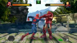 نبرد دو مرد مرد آهنی vs مرد عنکبوتی