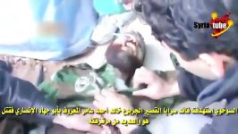 سوریه  بمباران مقر تروریستها کشته شدن فرمانده تروریستها   الی جهنم بئس المصیر