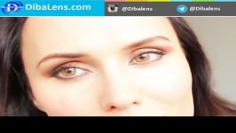 لنز دسیو عسلی روشن DibaLens.com