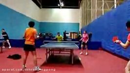 آموزش پینگ پنگ در تهران تمرینات مردان زنان تیم چین