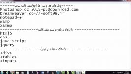 آموزش تبدیل قالب psd به html بخش اول